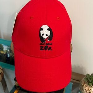 NWT San Diego Panda Bear Zoo adjustable cap.